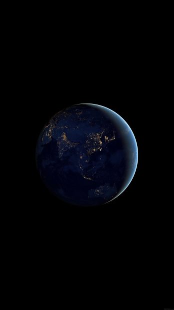 Asia At Night Earth Space Dark iphone 7 wallpapers.