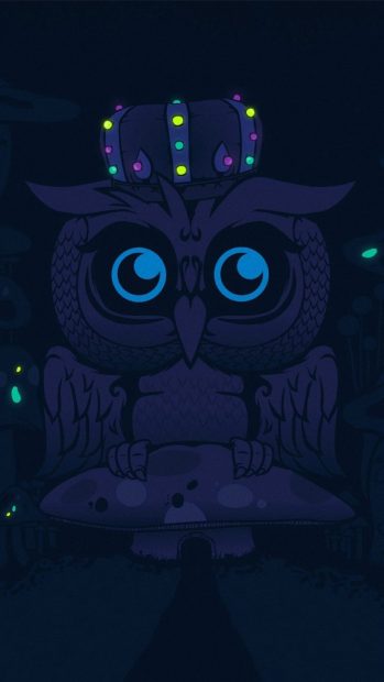 Back Cute Owl Background for Android.