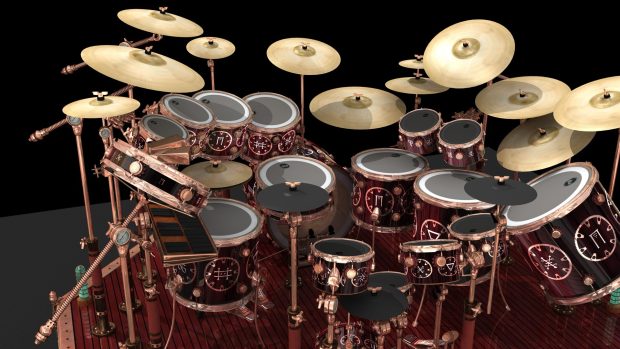 Backgrounds Drum Set1920x1080.