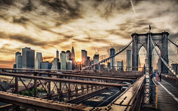 Brooklyn Bridge Background Widescreen.