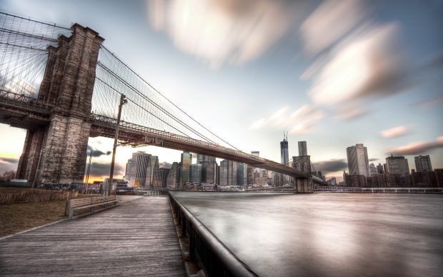 Brooklyn Bridge Desktop Background.
