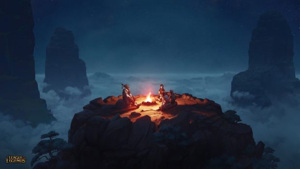 Campfire Desktop Wallpaper.