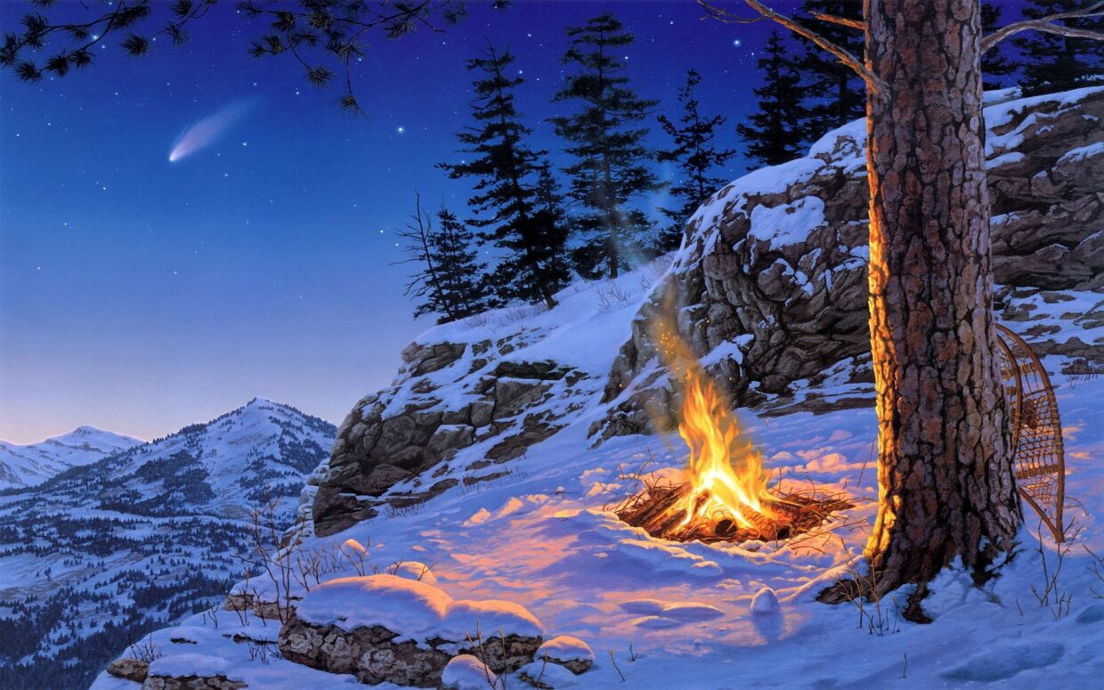 Campfire Background HD - PixelsTalk