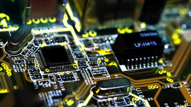 Chips electronic circuit boards 1920x1080 wallpaper.