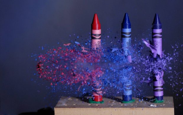 Cool Crayon Background.