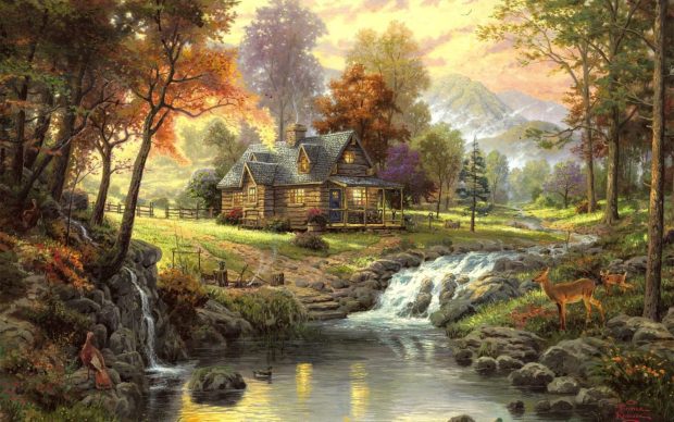 Cottage Wallpaper Widescreen.