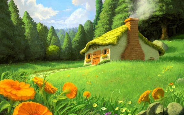 Cottage Wallpaper for Desktop.