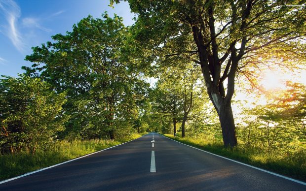Country Road Background HD.