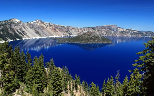 Crater Lake Wallpaper HD.