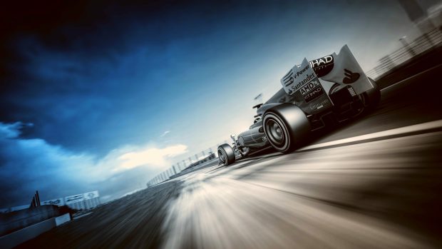 Download F1 Car Motion Wallpaper HD.