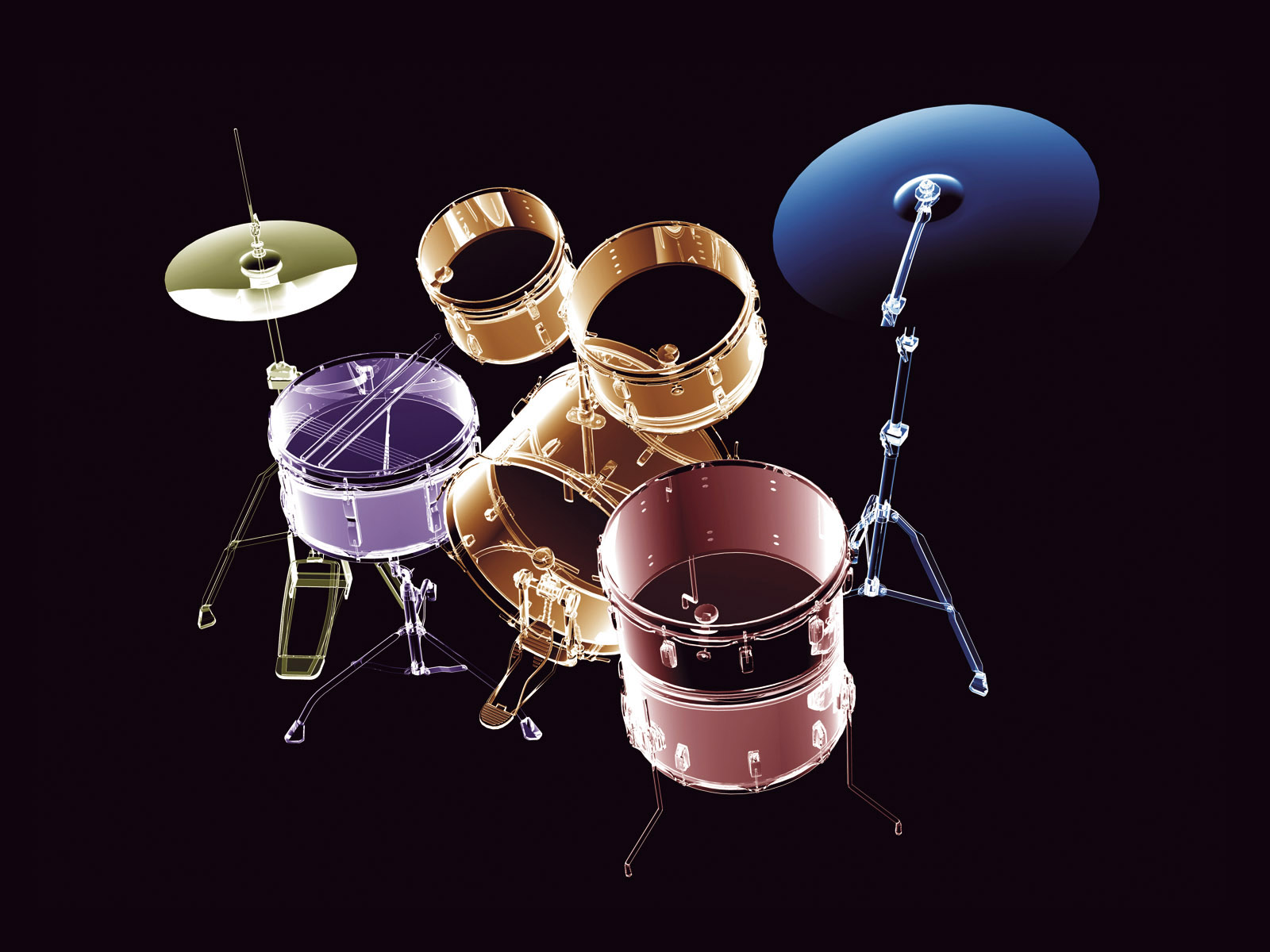 cool drum kits wallpaper