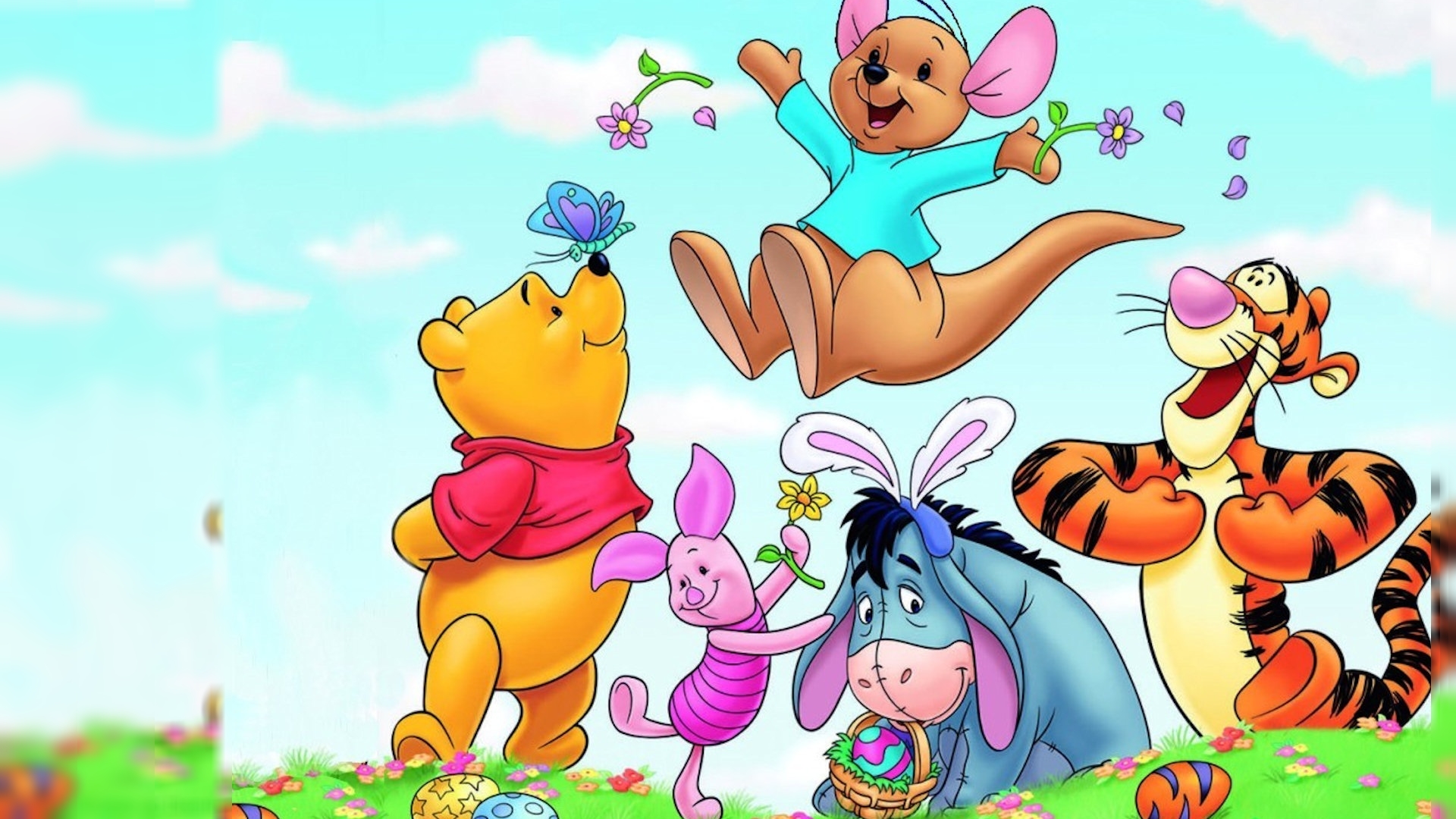 Wallpaper ID 708569  hd images disney pooh backgrounds friend  desktop eeyore gray 2K winnie donkey free download