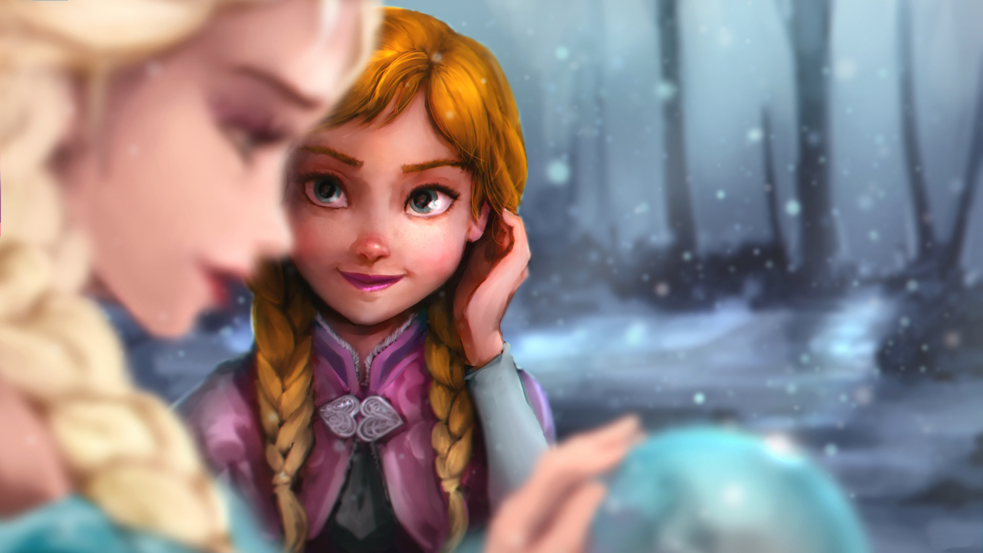 Elsa And Anna Backgrounds Pixelstalk