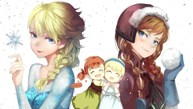 Elsa And Anna Wallpapers HD Cartoon.