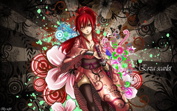 Erza Scarlet Backgrounds Download Free.