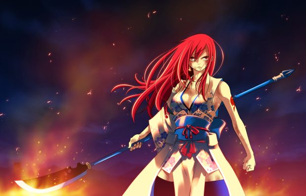 Erza Scarlet Wallpaper the dragon knight guild.