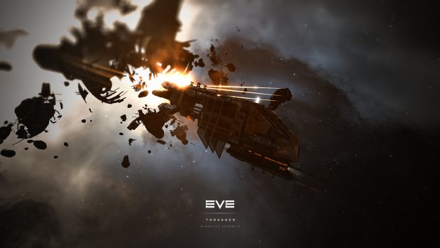 Eve online minmatar republic thrasher.