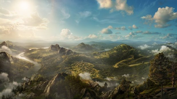 Fantasy Landscape Backgrounds Free HD.