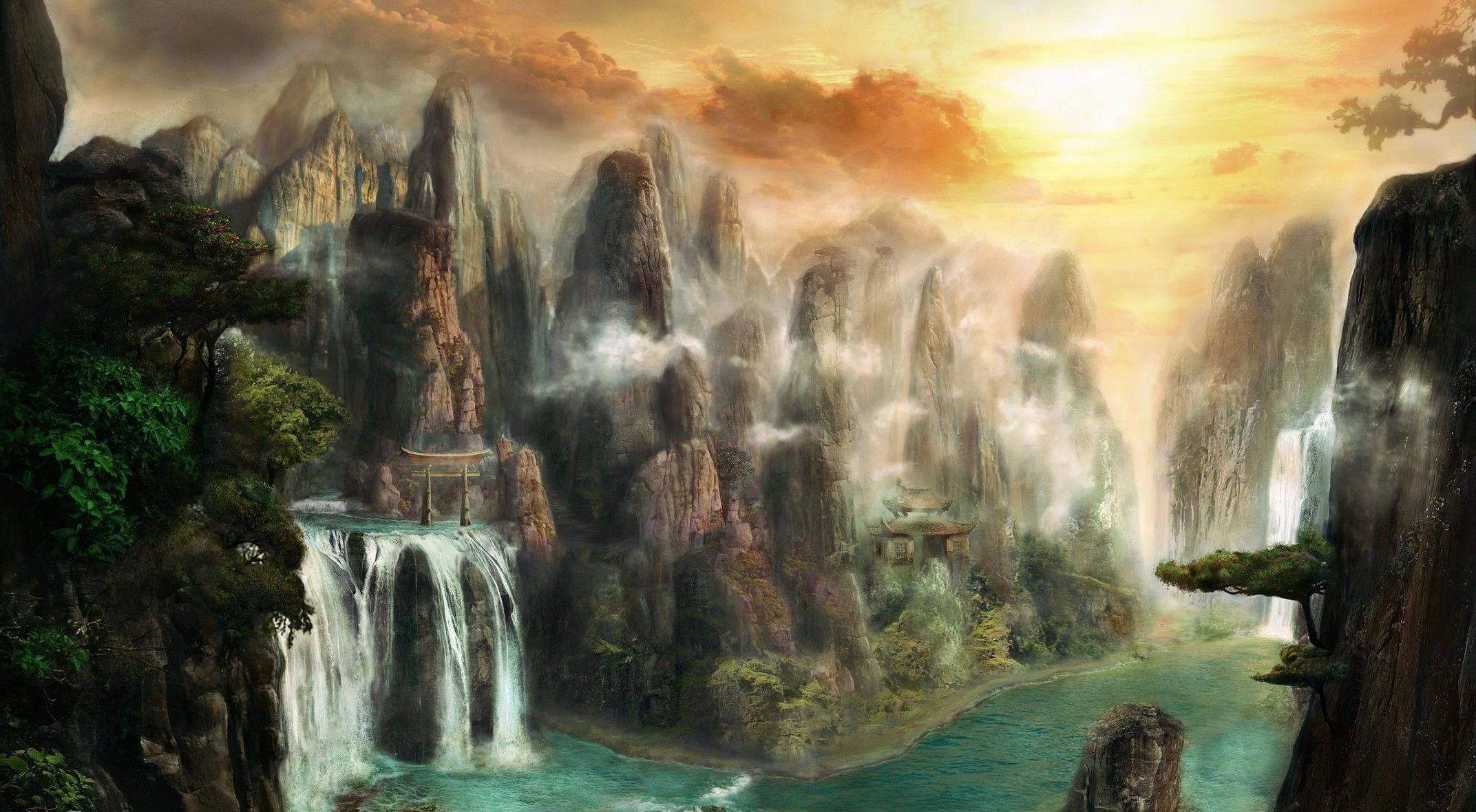 Fantasy Landscape Wallpapers HD - PixelsTalk.Net