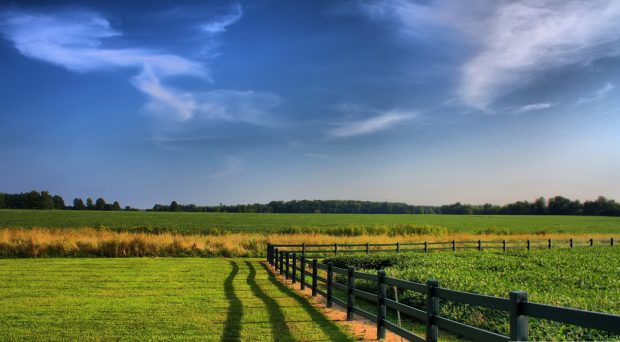 Farm fence wallpaper 1920x1080.