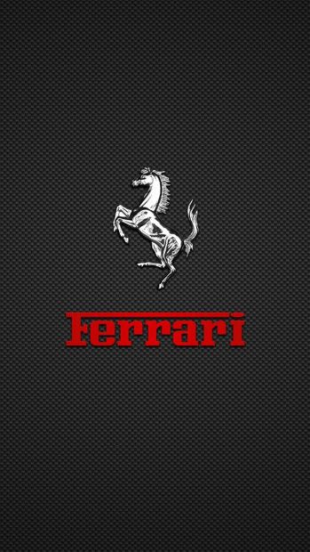 Ferrari logo iphone 7 wallpaper.
