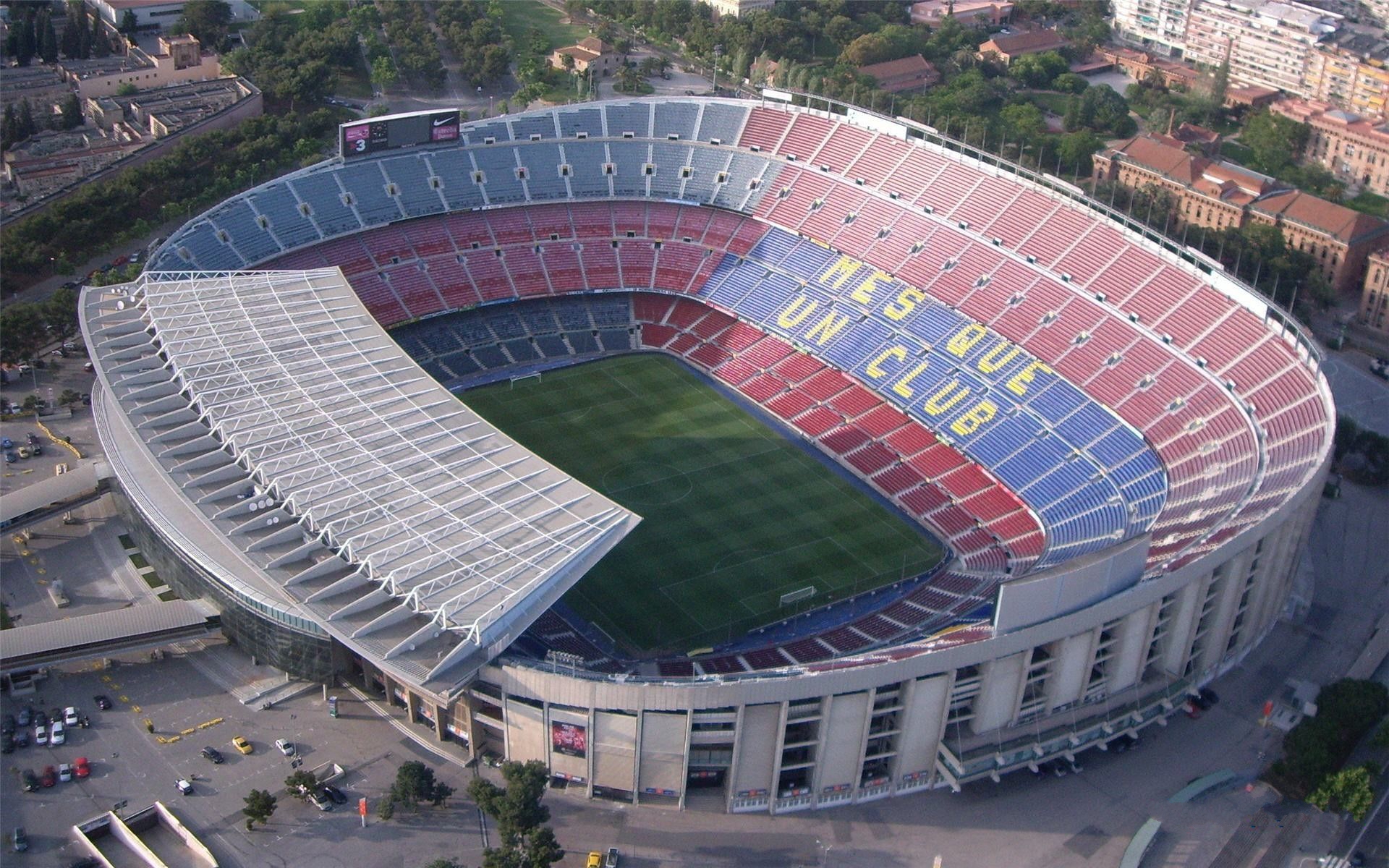Camp Nou Stadium Wallpaper Download Free - PixelsTalk.Net