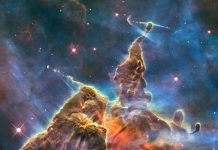 Hubble captures view of “Mystic Mountain”