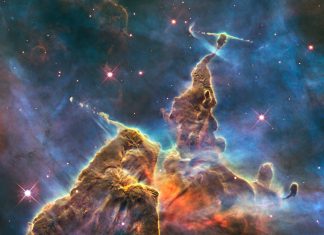 Hubble captures view of “Mystic Mountain”