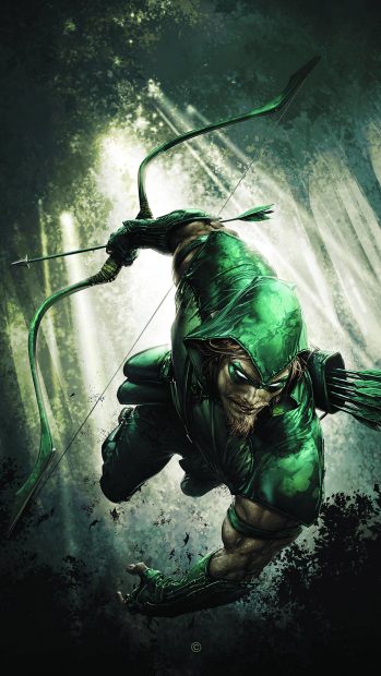Green Arrow in A Dark Forest Phone.