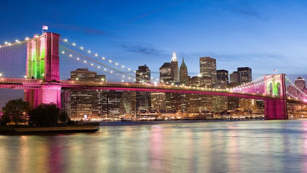 HD Brooklyn Bridge Background.