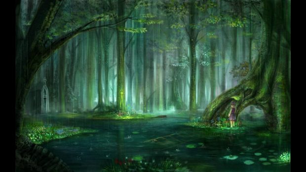 HD Enchanted Forest Desktop Images.