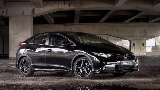 Honda civic black wallpaper hd.