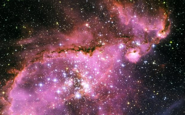 Young stars sculpt gas with powerful outflows