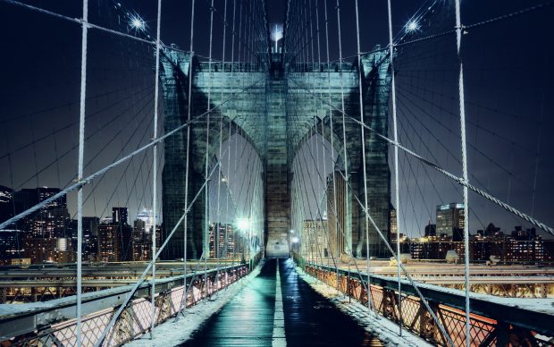 Photo of Brooklyn Bridge.
