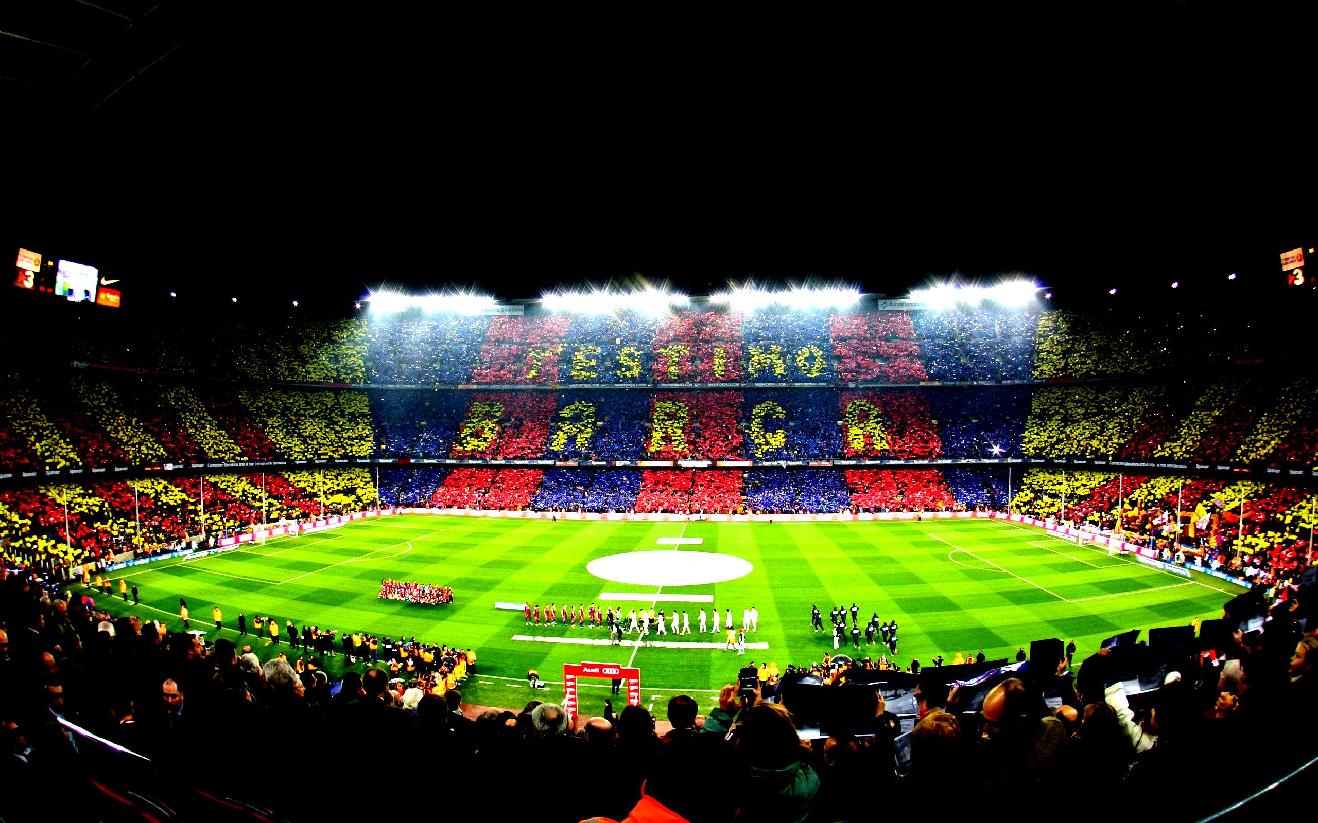 Camp Nou Stadium Wallpaper Download Free | PixelsTalk.Net
