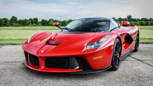 Red Ferrari Laferrari Photos.