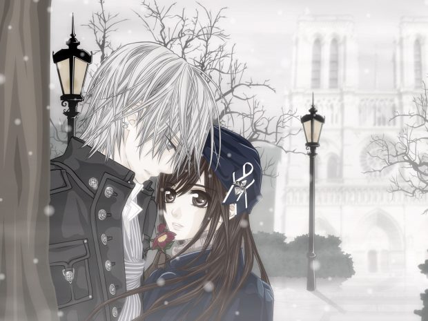 Winter Love Widescreen Background.