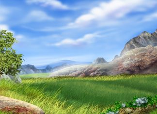 3D Nature Background Widescreen.