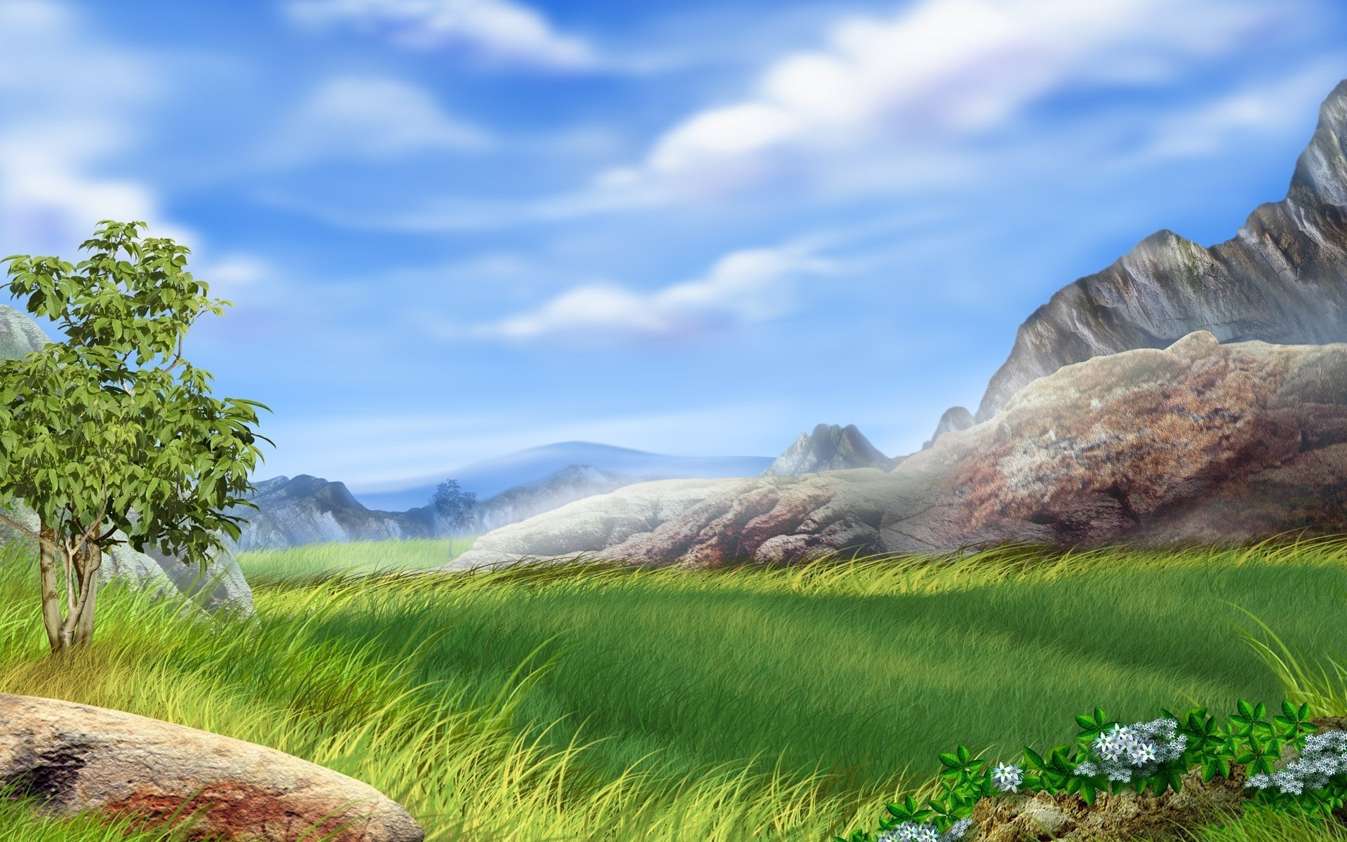 3D Nature Background Download 