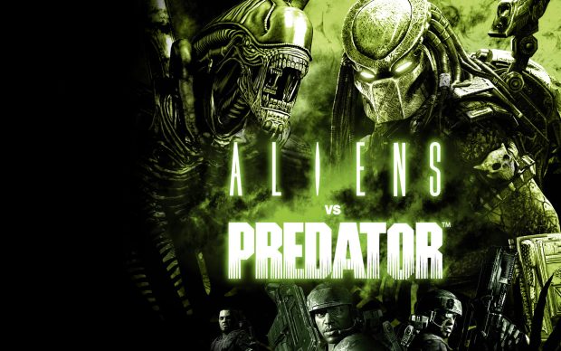 Amazing Alien vs Predator Background.