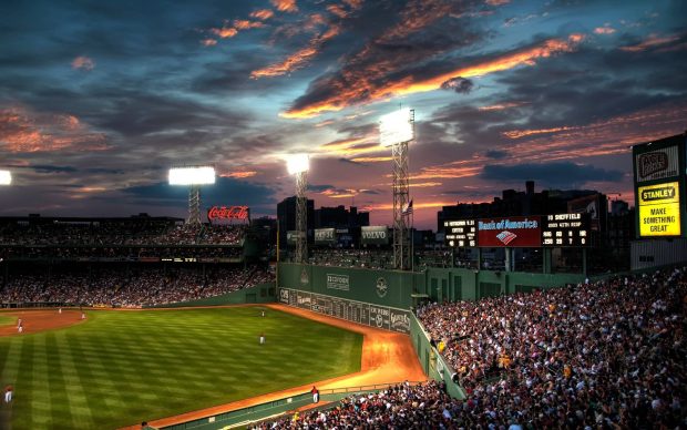 Amazing Baseball Stadium Background.