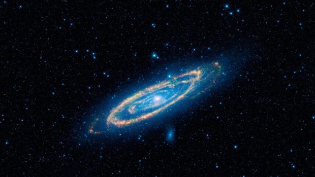 Andromeda Galaxy Background Free Download.