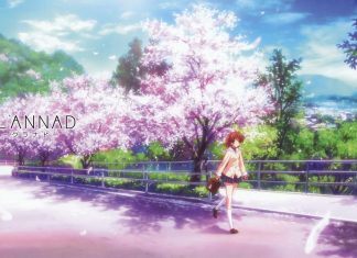 Anime Cherry Blossom HD Wallpaper.