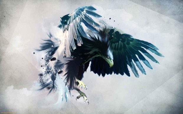 Art American Eagle Background.