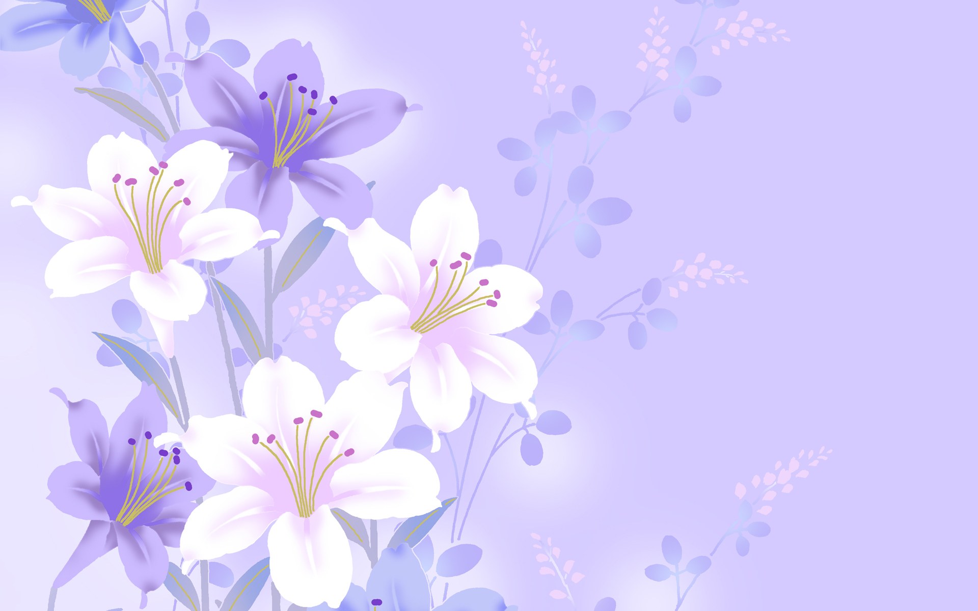 Background Flowers Desktop Wallpaper 