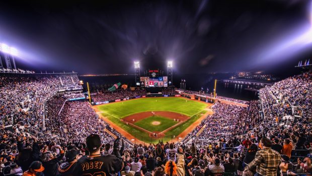 Baseball Stadium HD Wallpaper.