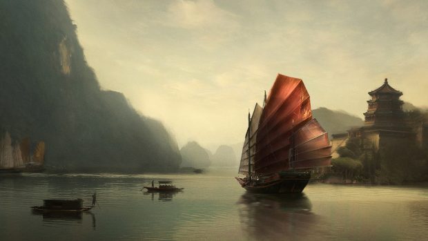 Chinese Background Designs for PC.