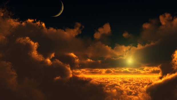 Cloudy Sky Background Free Download.