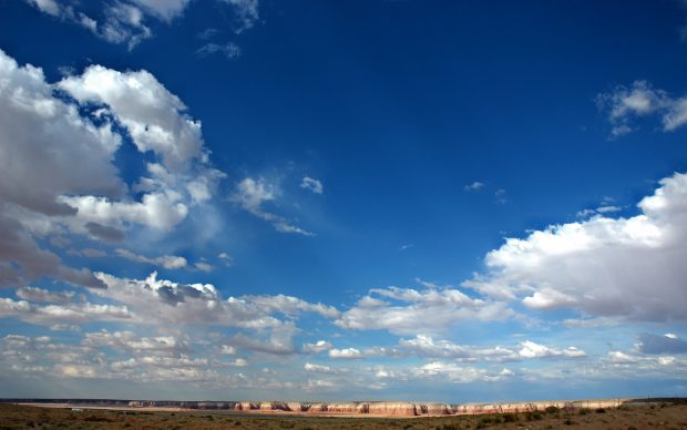 Cloudy Sky Widescreen Wallpaper.