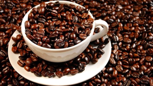 Coffee Bean Background Full HD.